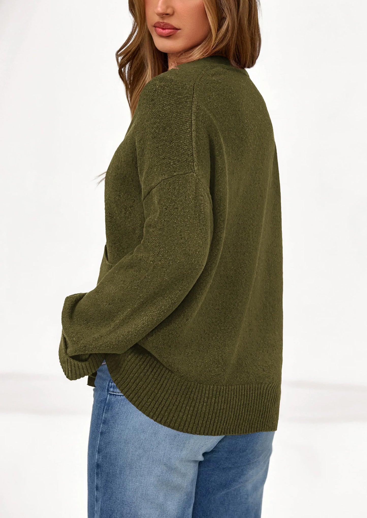 Women's Oversized Cardigan Sweaters Trendy Chunky Knit Long Sleeve V Neck Button Down Fall Winter Outfits