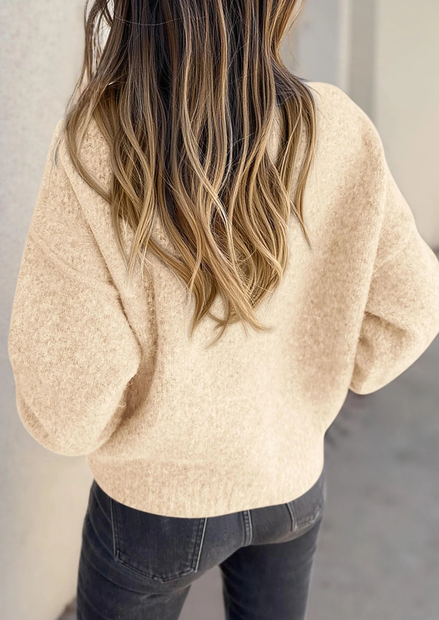 Cardigan Sweaters for Women Trendy Fall Long Sleeve Button Down Oversized Chunky Knit Sweater Outerwear