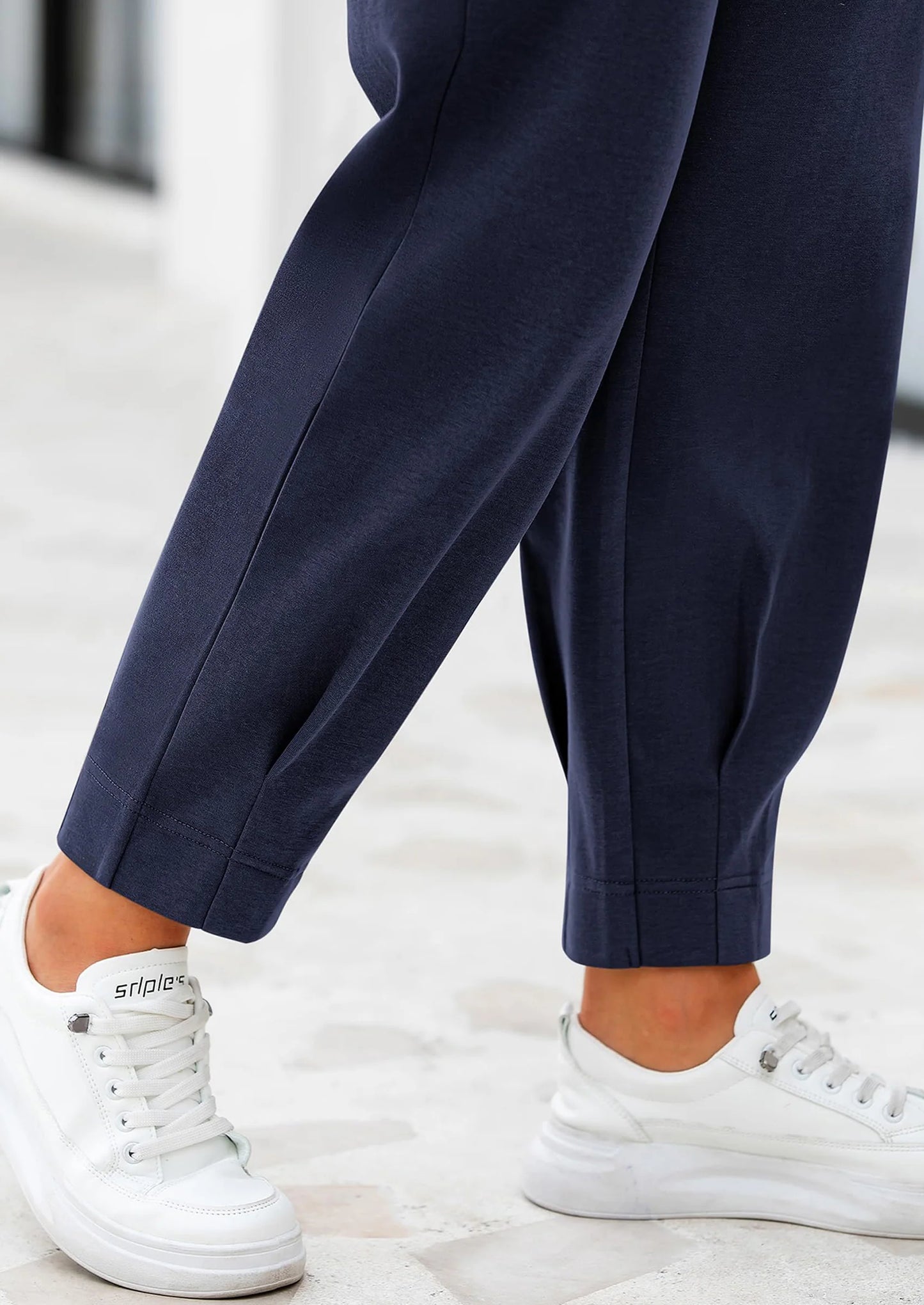 Womens Dress Pants Business Casual Trendy High Waisted Ankle Length Dressy Trousers Slacks Work Clothes