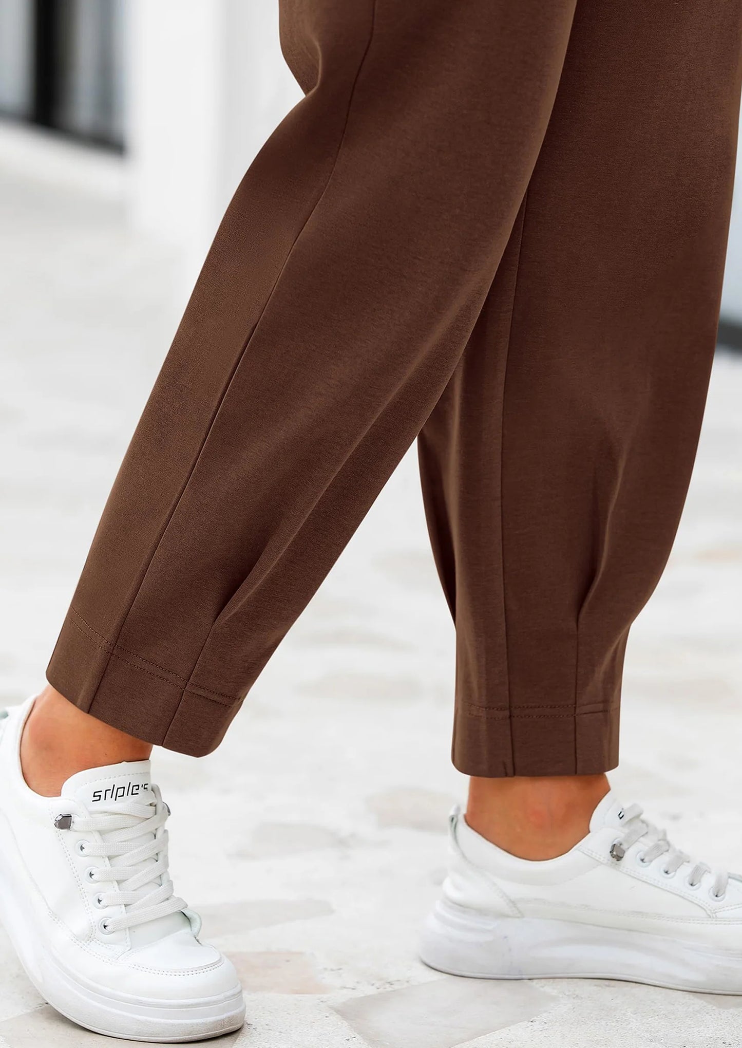 Womens Dress Pants Business Casual Trendy High Waisted Ankle Length Dressy Trousers Slacks Work Clothes