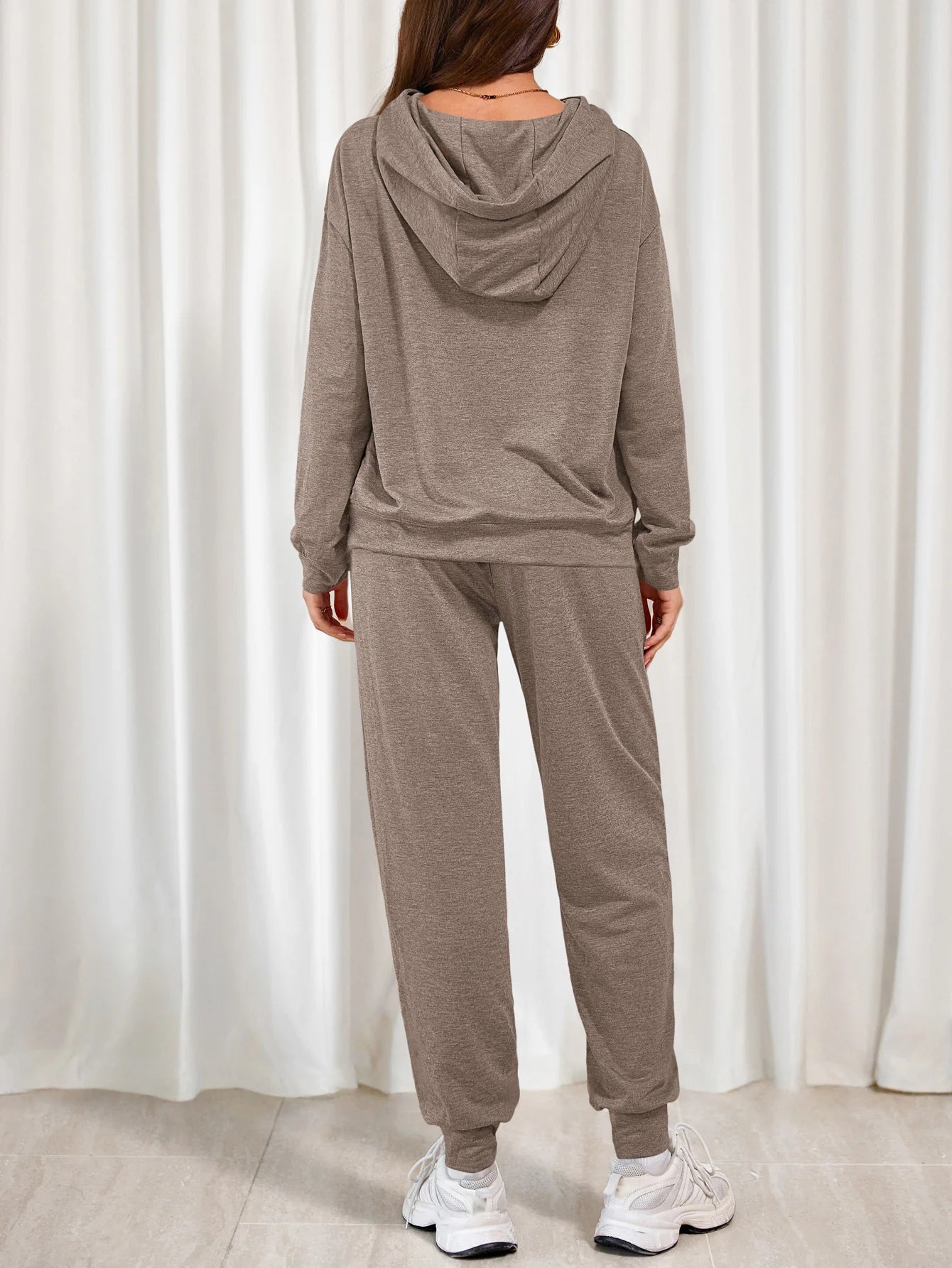 Women's Two Piece Outfits Sweatsuits Lounge Sets Hoodies Sweatshirt Joggers Sweatpants Fall Fashion Clothes