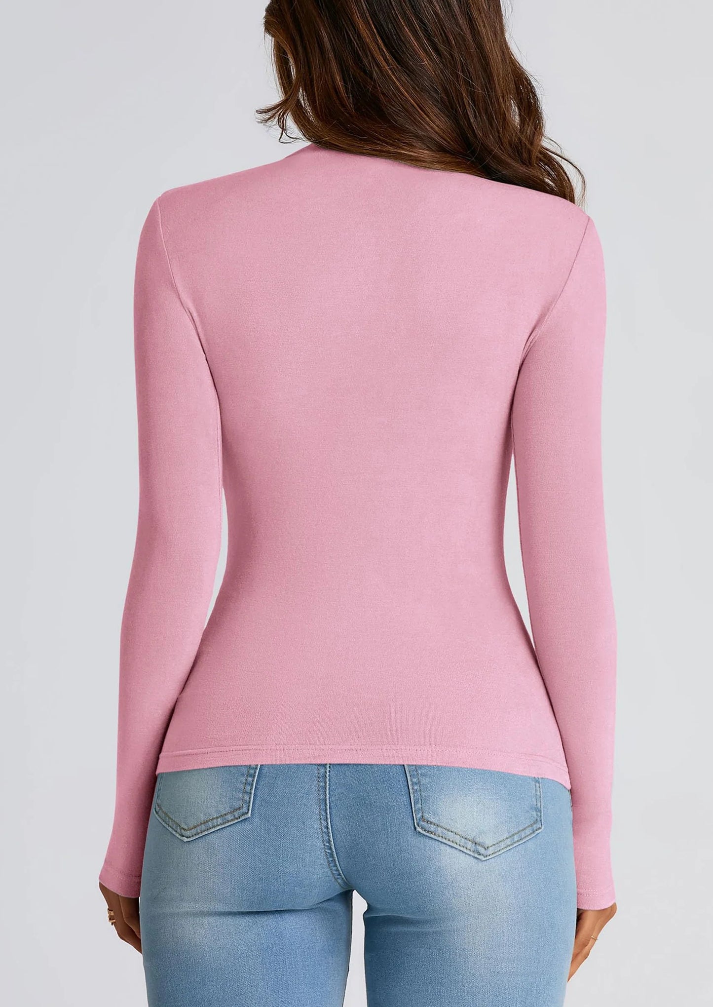 Womens Fall Y2K Going Out Crop Tops Long Sleeve Mock Neck Ruched Slim Fitted Basic Trendy Casual T Shirts Blouse