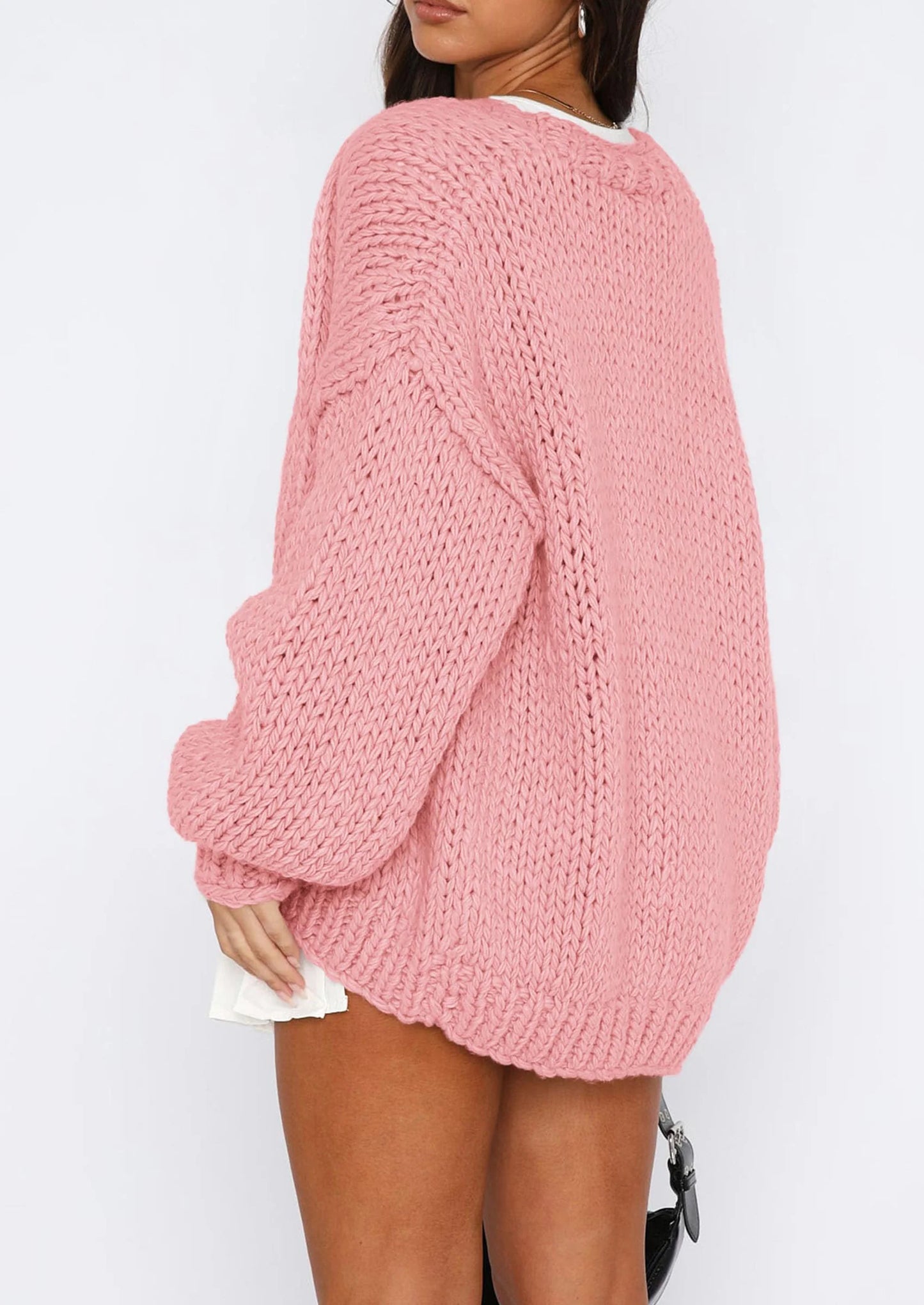 Cardigan Sweaters for Women Trendy Fall Fashion Long Sleeve Chunky Knit Cardigans Winter Clothing Outfits