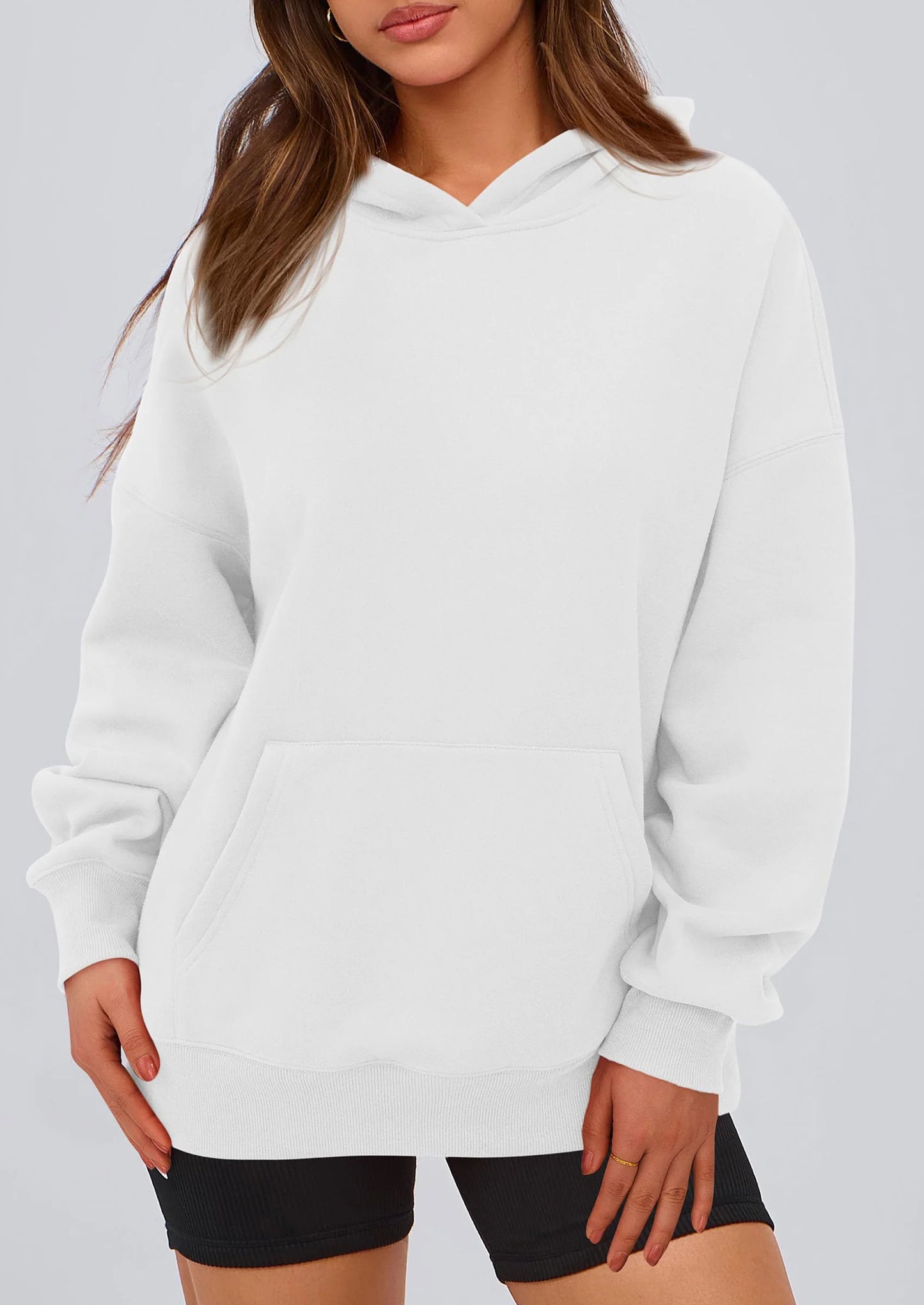 Womens Oversized Hoodies Fleece Hooded Sweatshirts Long Sleeve Pullover Tops Fall Outfits Winter Clothes