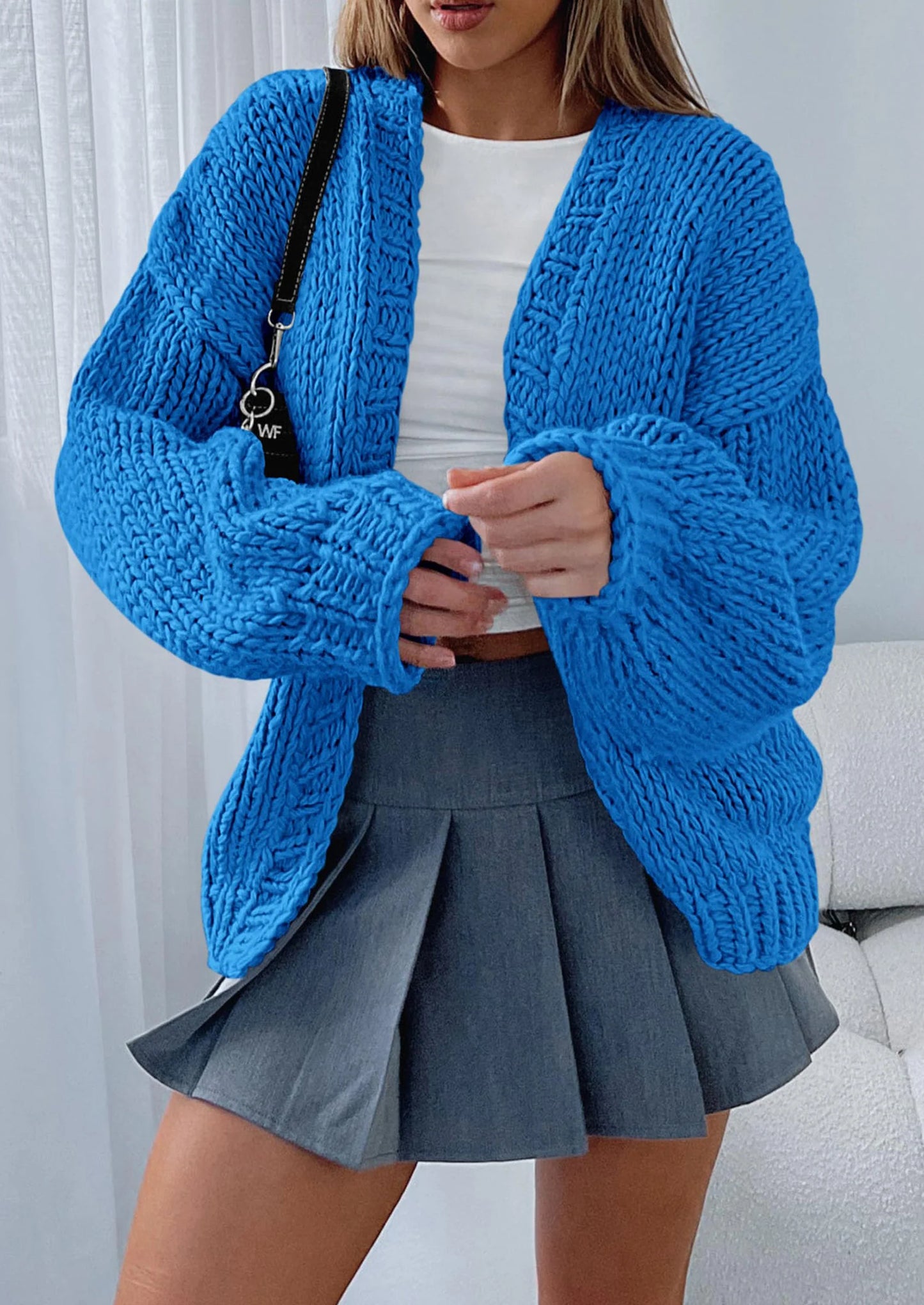 Cardigan Sweaters for Women Trendy Fall Fashion Long Sleeve Chunky Knit Cardigans Winter Clothing Outfits
