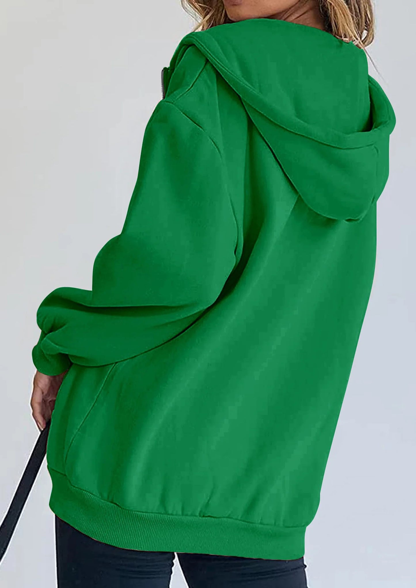 Women's Zip Up Y2K Hoodies Casual Long Sleeve Sweatshirts Fall Spring Track Jackets with Pockets