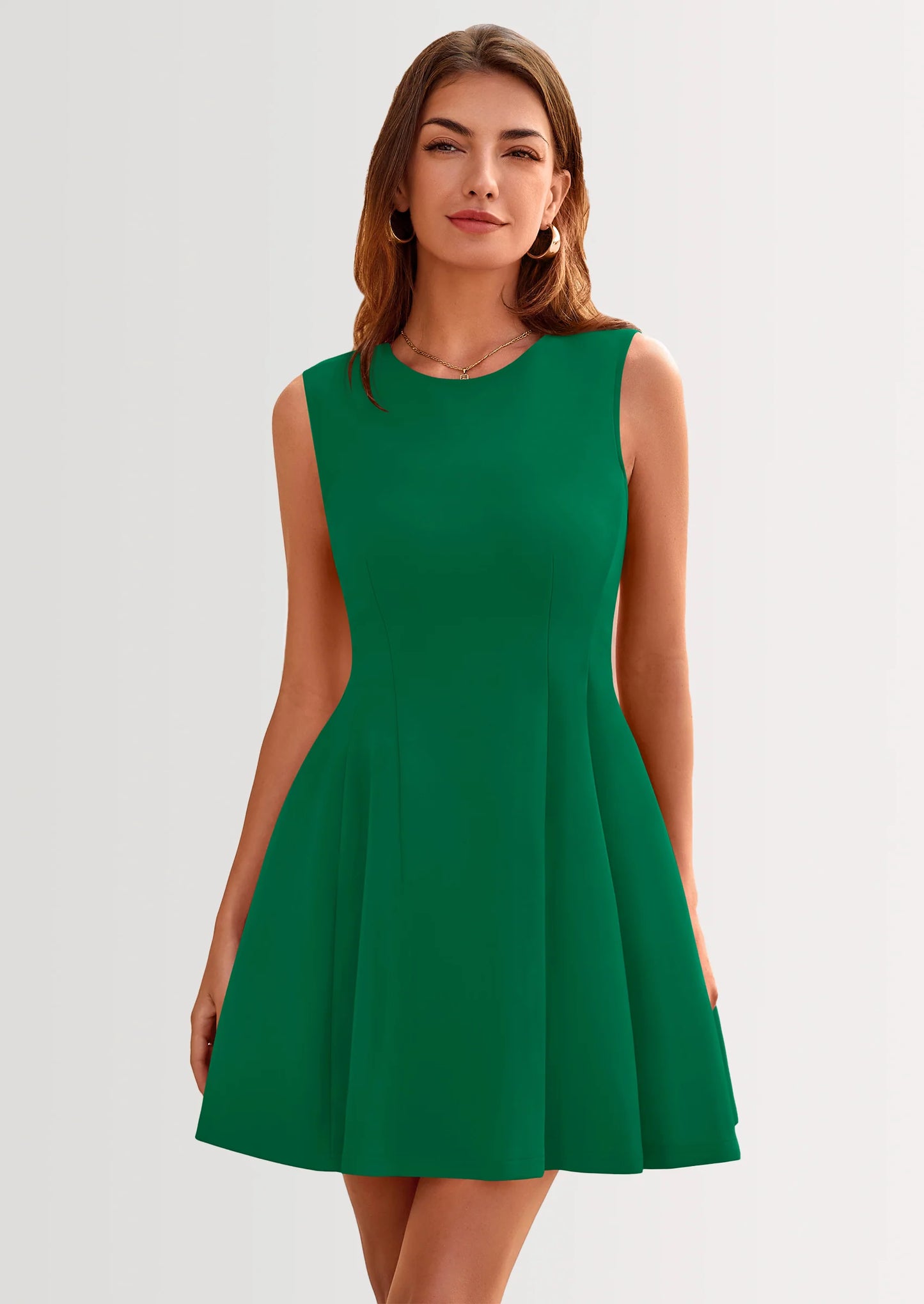 Women's Short Summer Dress Elegant Classy A Line Sleeveless Tank Graduation Cocktail Party Mini Dresses