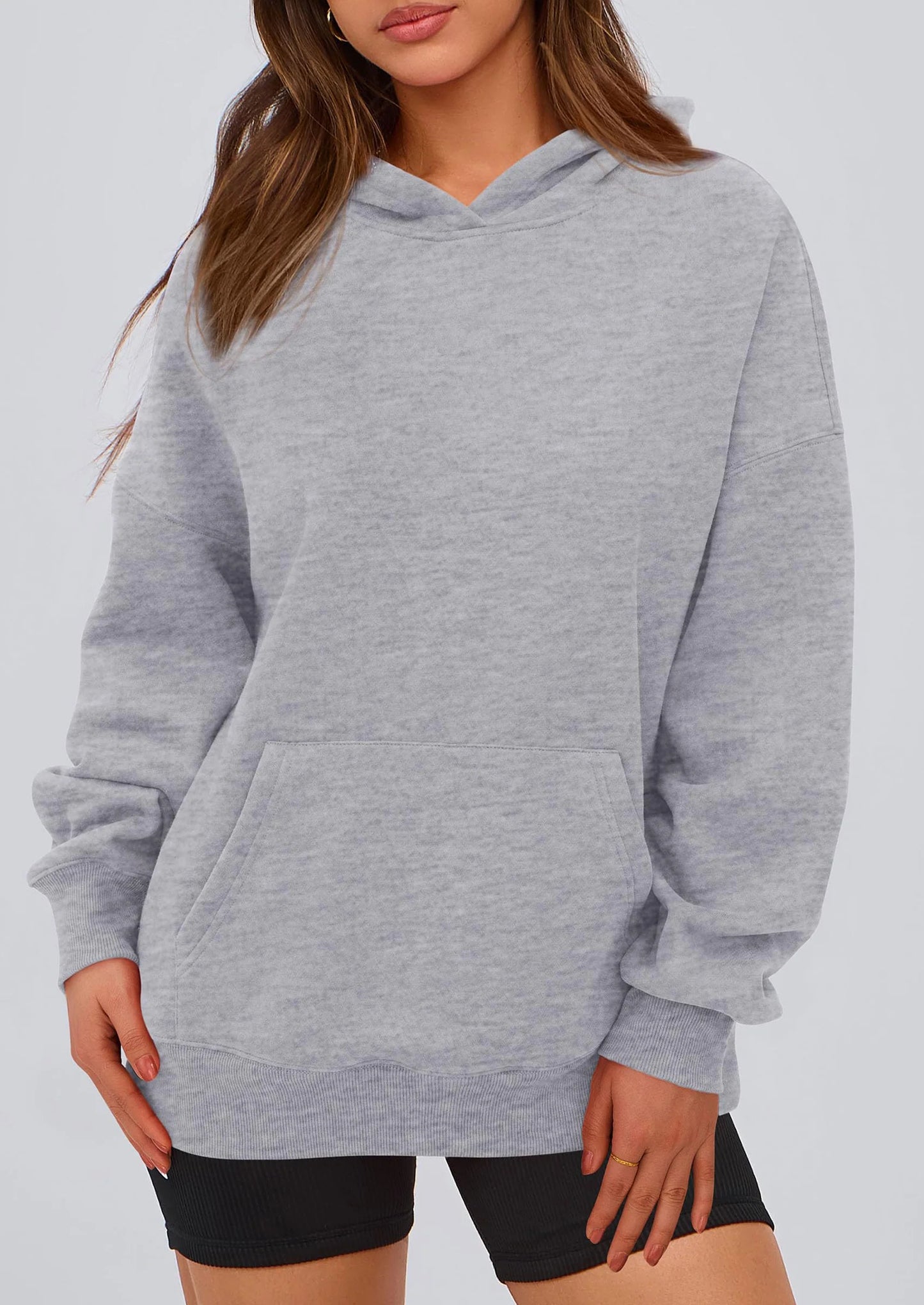 Womens Oversized Hoodies Fleece Hooded Sweatshirts Long Sleeve Pullover Tops Fall Outfits Winter Clothes