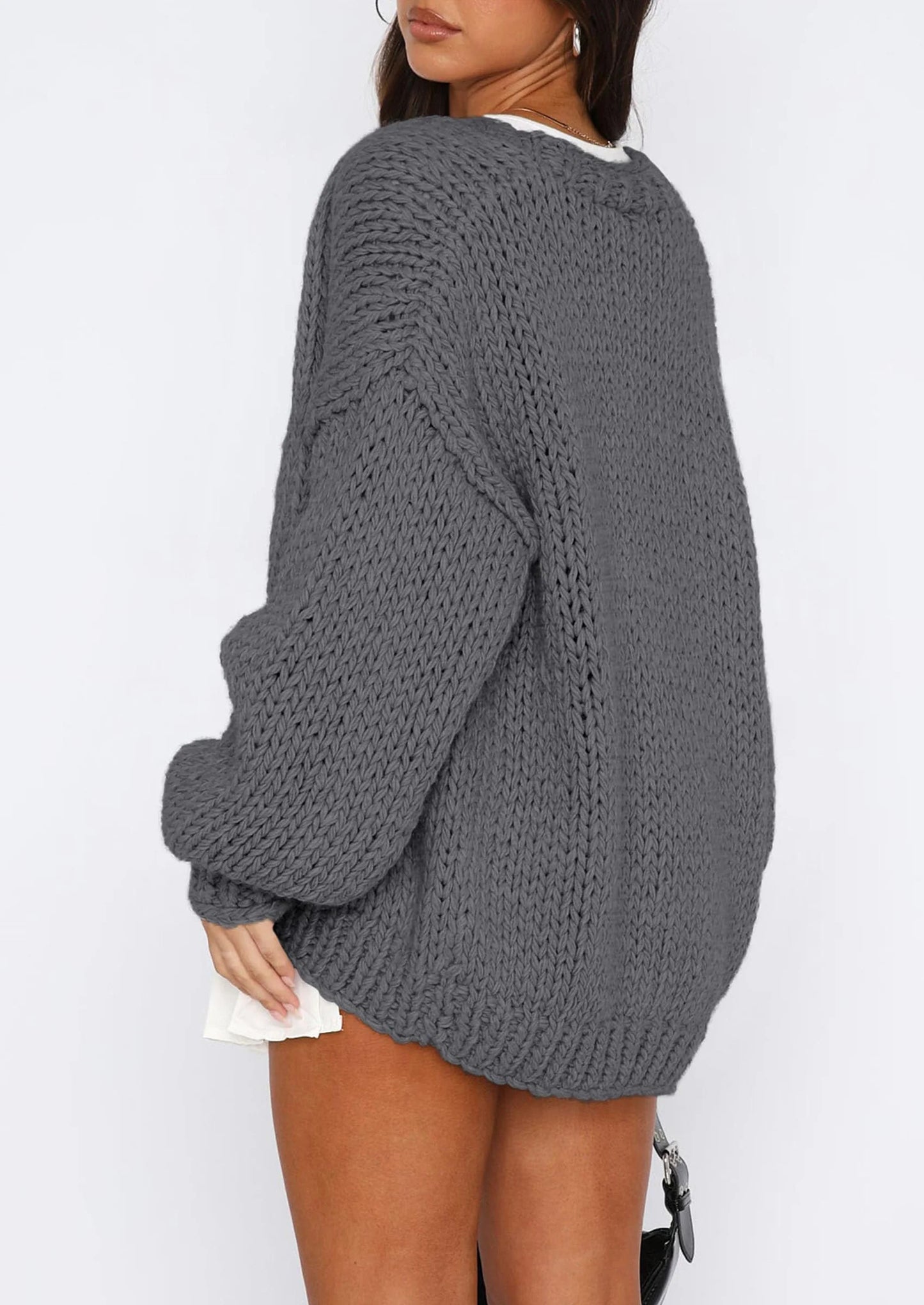 Cardigan Sweaters for Women Trendy Fall Fashion Long Sleeve Chunky Knit Cardigans Winter Clothing Outfits