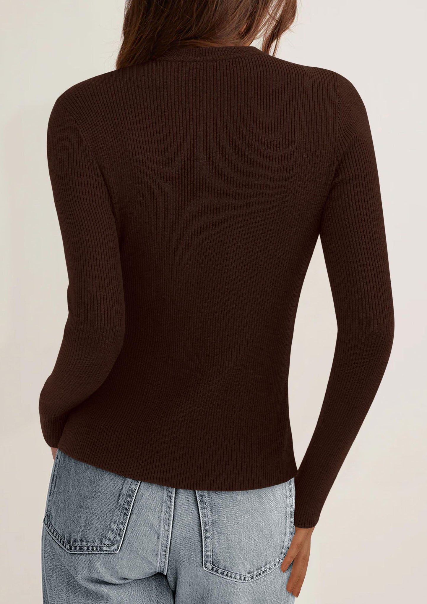 Womens Fall Cardigan Sweaters Lightweight Long Sleeve Button up Ribbed Knit Tops Winter Fashion Clothes