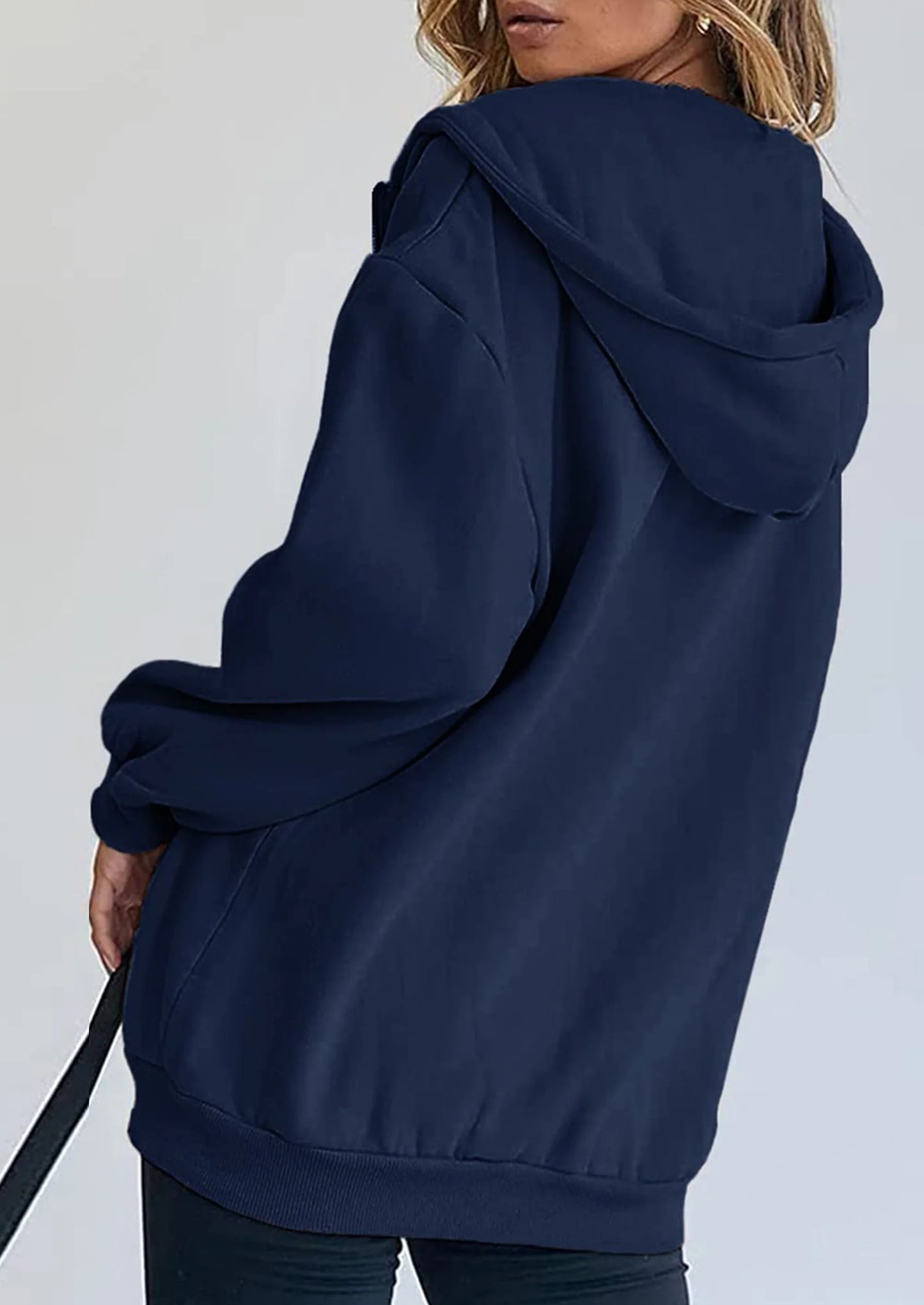 Women's Zip Up Y2K Hoodies Casual Long Sleeve Sweatshirts Fall Spring Track Jackets with Pockets
