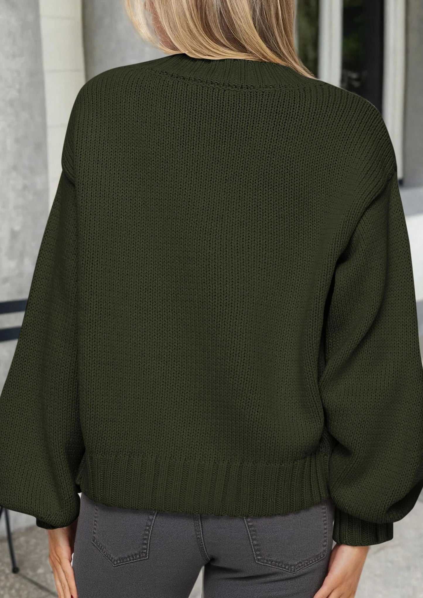 Women's Winter Cardigan Sweaters Trendy Chunky Knit Long Sleeve Button Up Casual Warm Fall Jackets Coats