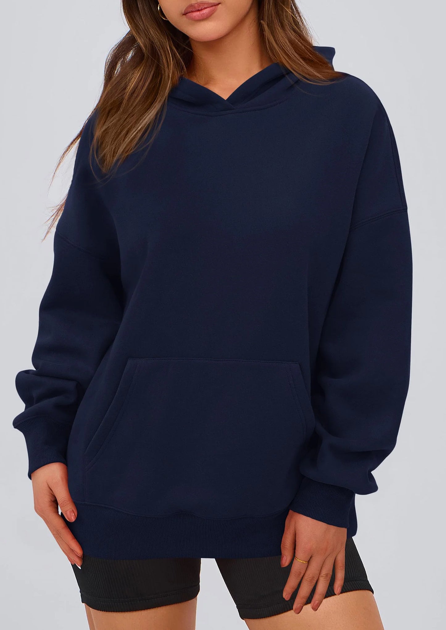 Womens Oversized Hoodies Fleece Hooded Sweatshirts Long Sleeve Pullover Tops Fall Outfits Winter Clothes