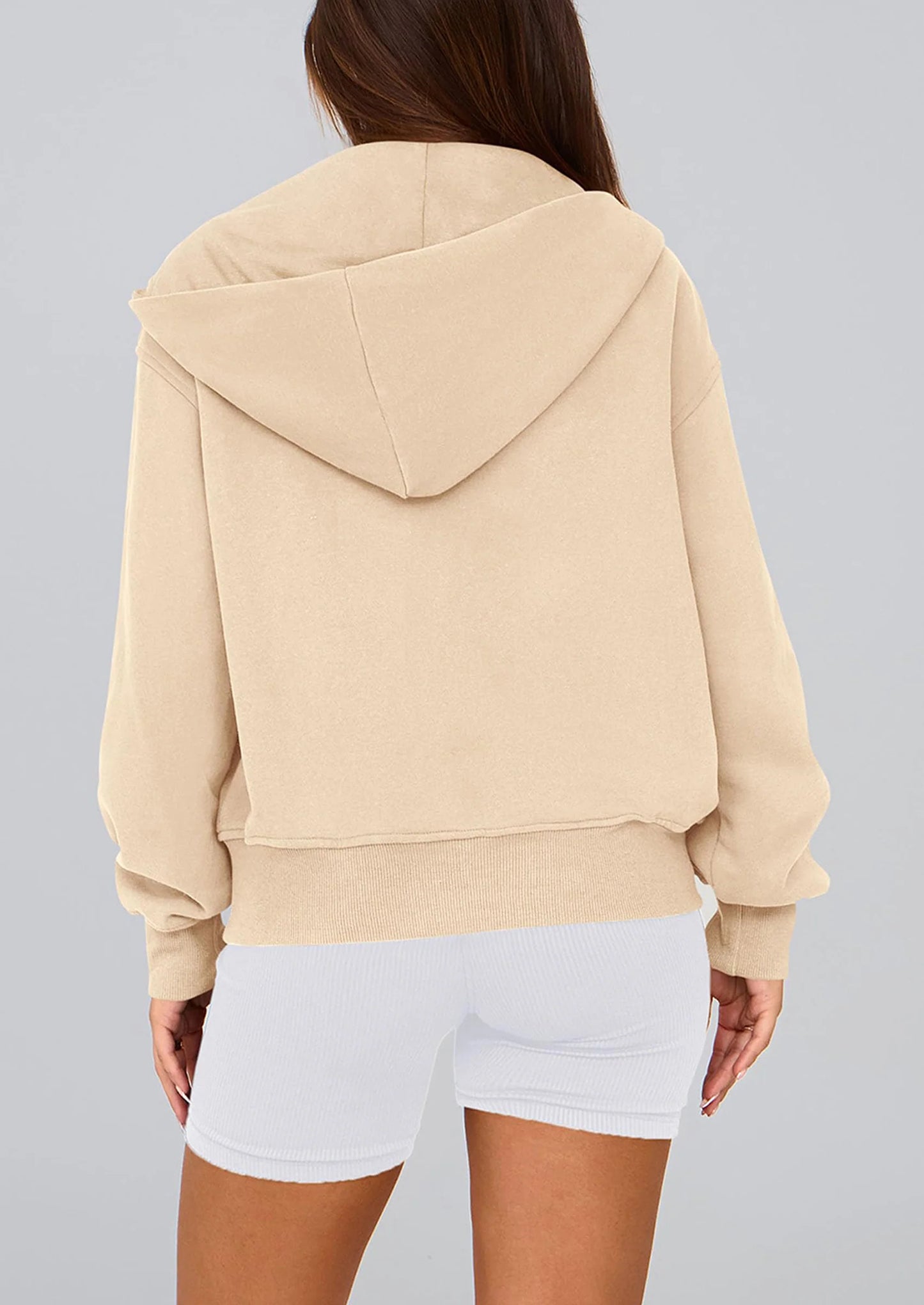 Hoodies For Women Sweatshirt Zip Up Hoodie Fall Fashion Trendy Long Sleeve Jackets Winter Clothing Outfits