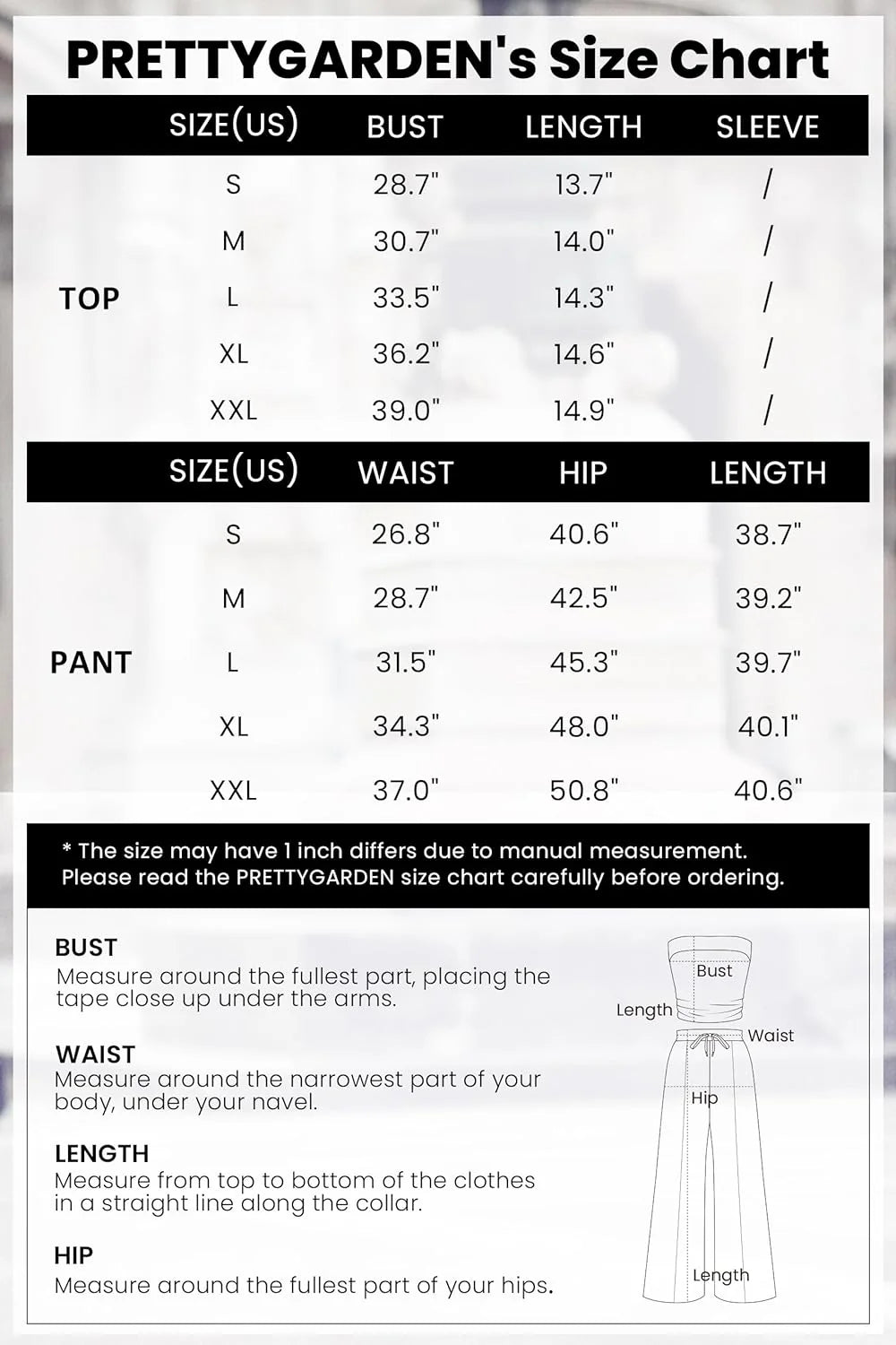 2 Piece Sets Casual Ribbed Knit Crop Tube Top Wide Leg Pants Lounge Set