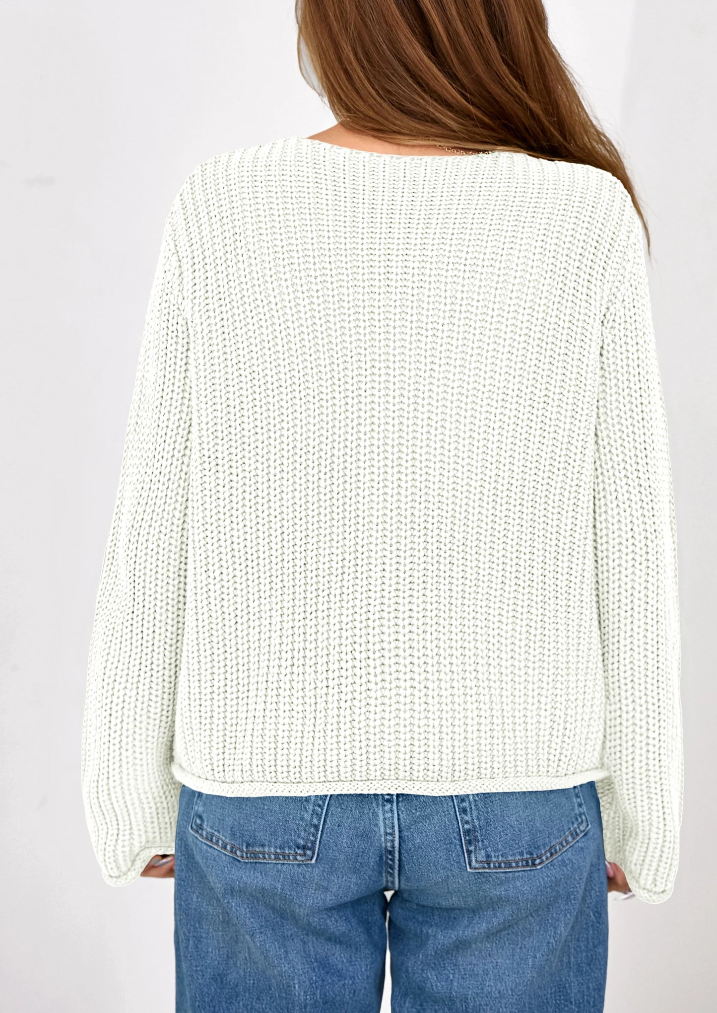 Cardigan Sweaters for Women Trendy Oversized Knit Chunky Button Cardigans Fall Winter Outfits with Pockets