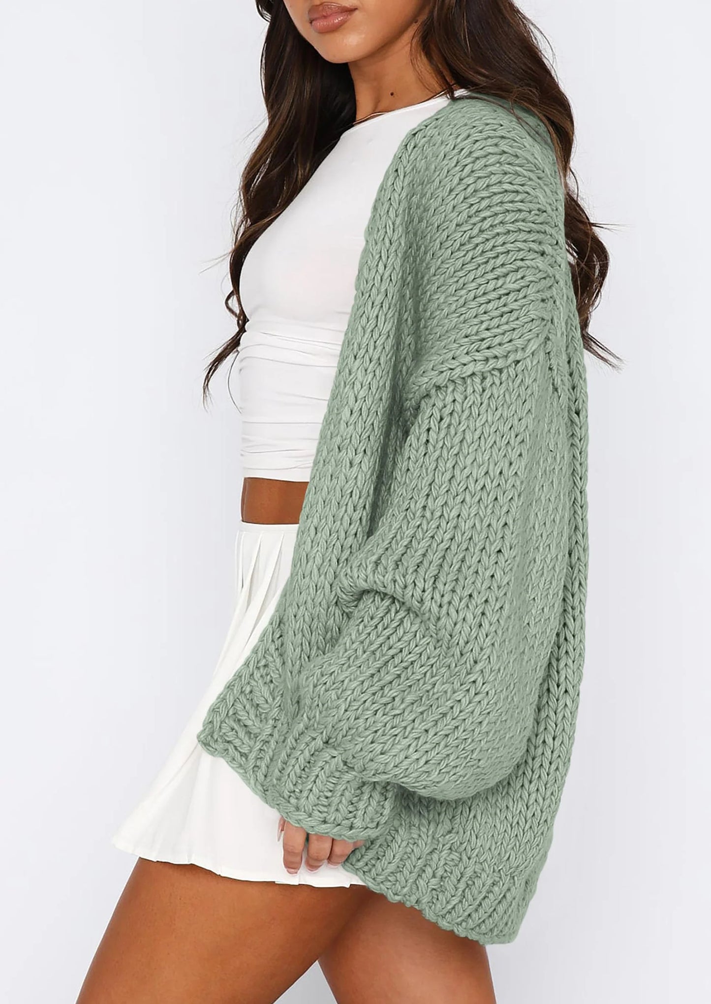 Cardigan Sweaters for Women Trendy Fall Fashion Long Sleeve Chunky Knit Cardigans Winter Clothing Outfits