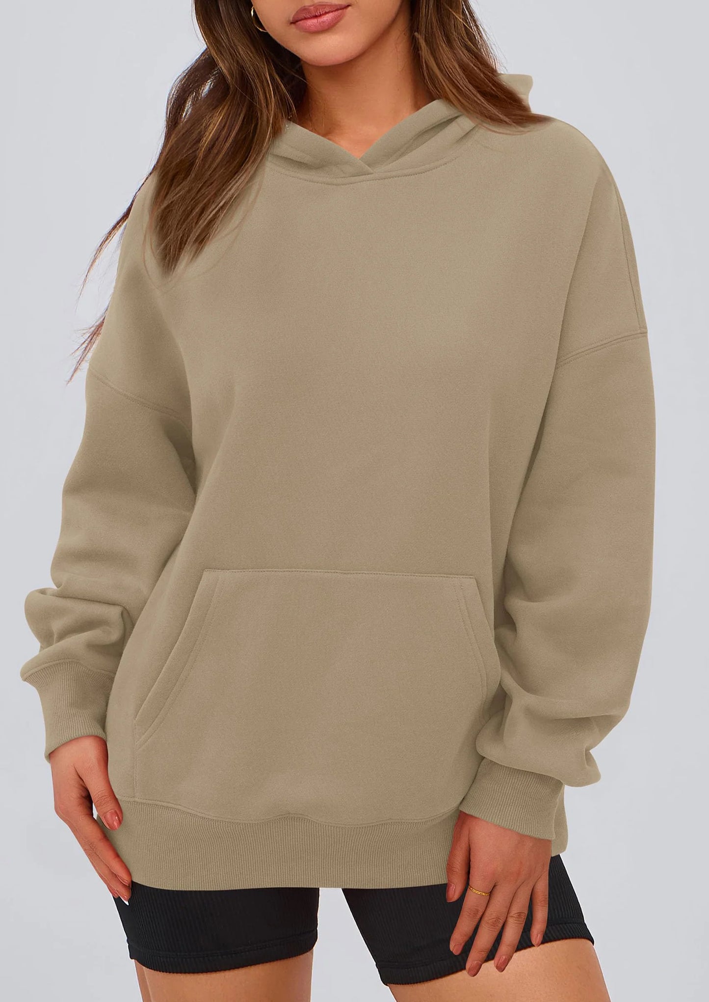 Womens Oversized Hoodies Fleece Hooded Sweatshirts Long Sleeve Pullover Tops Fall Outfits Winter Clothes