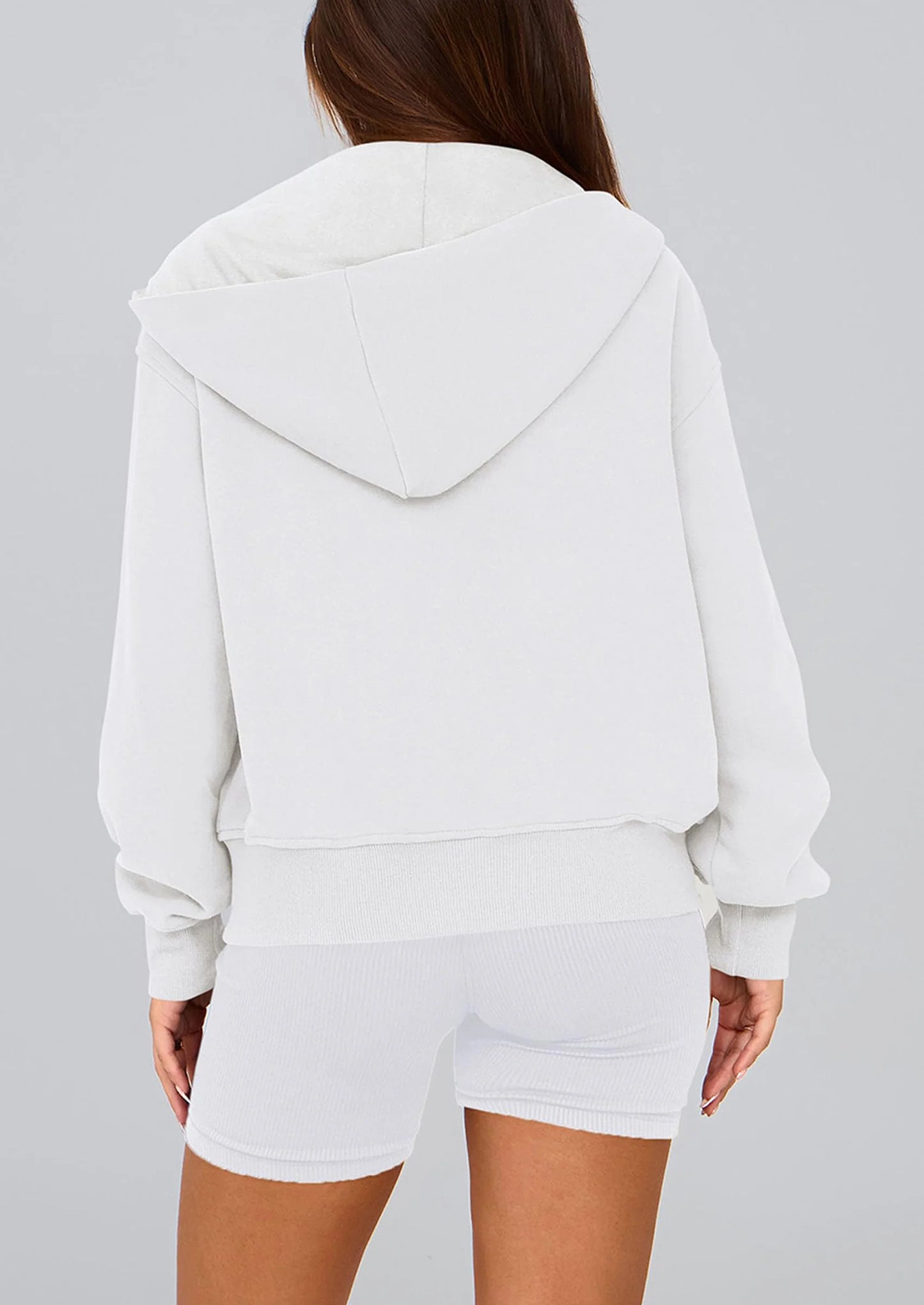 Hoodies For Women Sweatshirt Zip Up Hoodie Fall Fashion Trendy Long Sleeve Jackets Winter Clothing Outfits