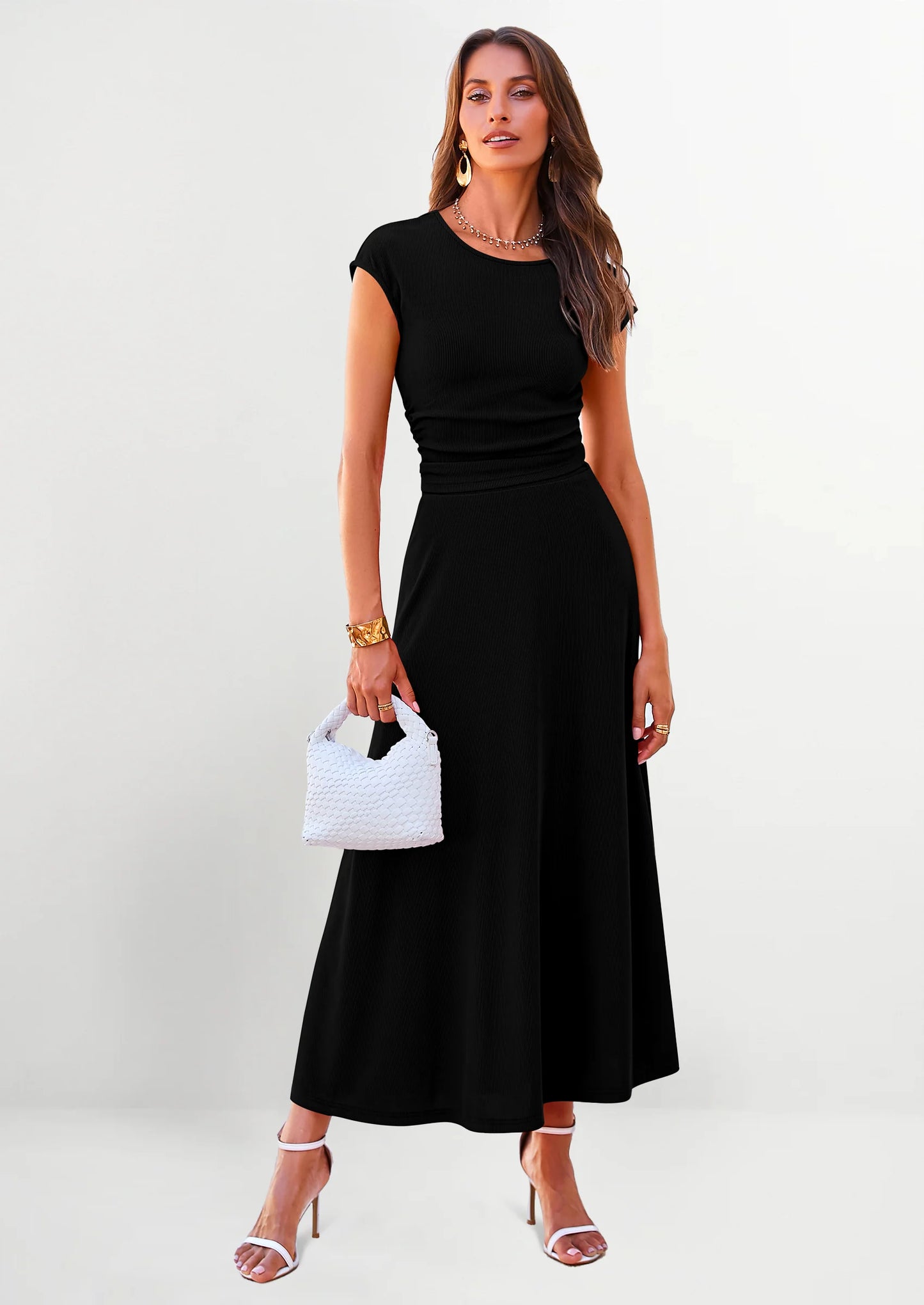 Summer Two Piece Skirt Set for Women Dressy Casual Knit Matching Travel Spring Vacation Lounge Outfits