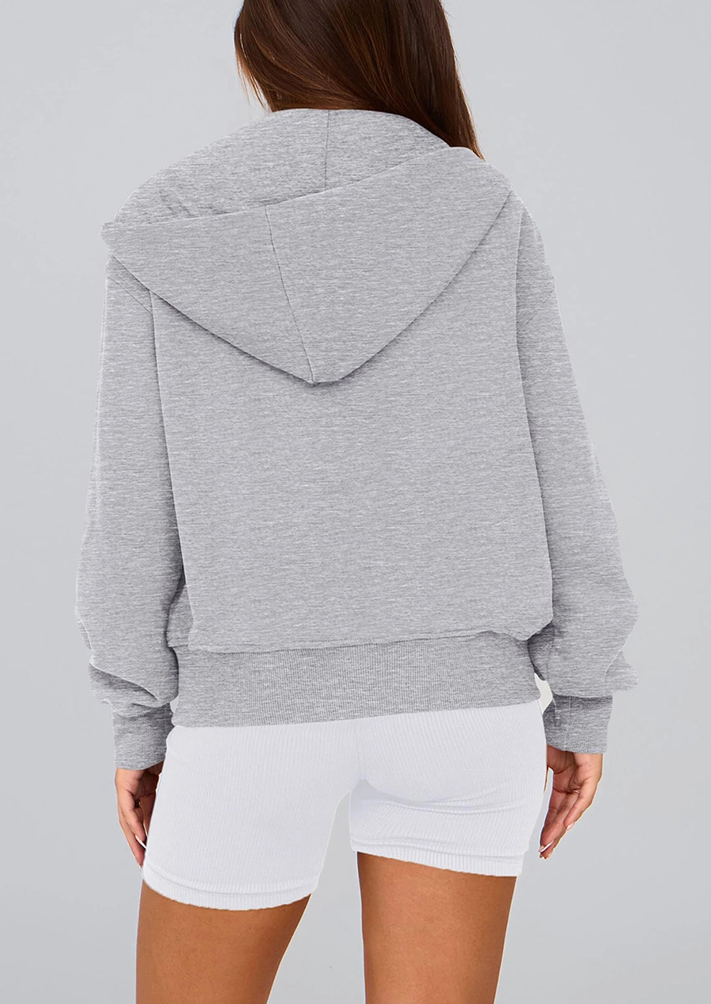 Hoodies For Women Sweatshirt Zip Up Hoodie Fall Fashion Trendy Long Sleeve Jackets Winter Clothing Outfits
