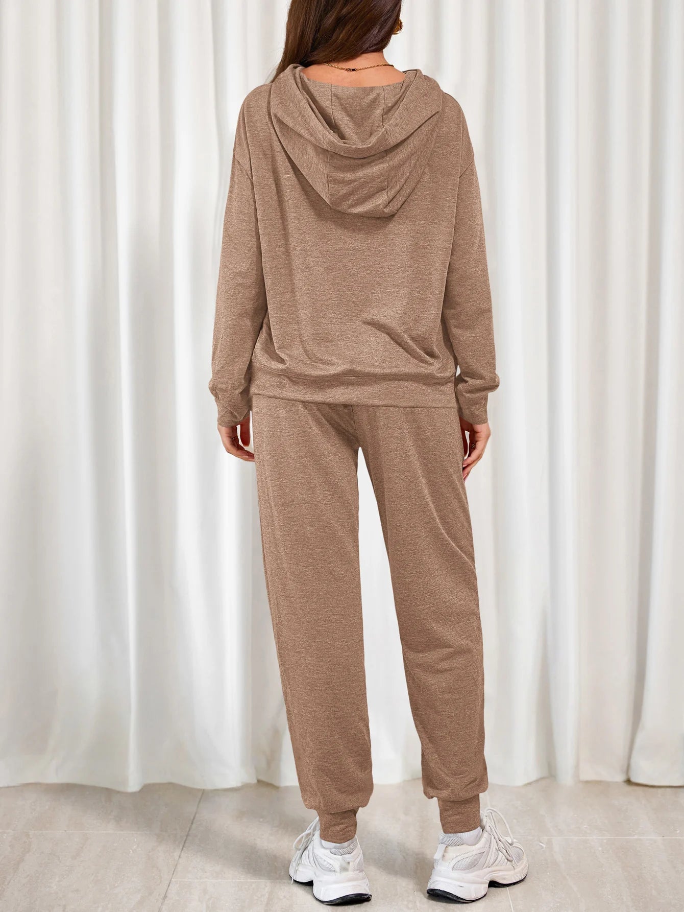 Women's Two Piece Outfits Sweatsuits Lounge Sets Hoodies Sweatshirt Joggers Sweatpants Fall Fashion Clothes