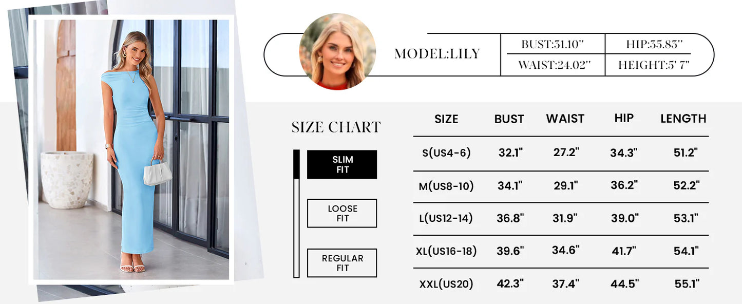 One Shoulder Bodycon Mesh Wedding Guest Cocktail Maxi Dresses